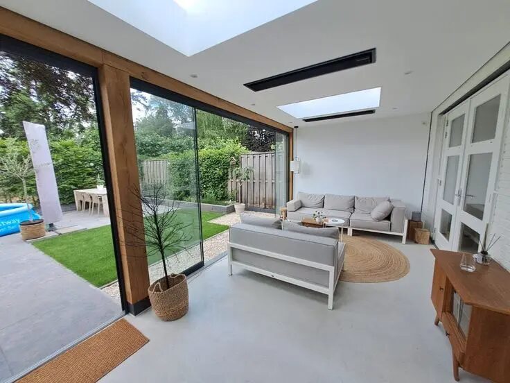 Schuifwand van glas voor in veranda of overkapping Solivera