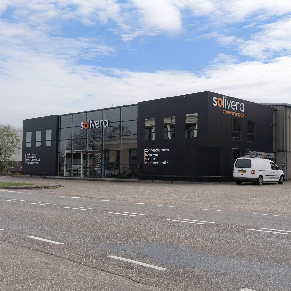 Solivera showroom buitenkant